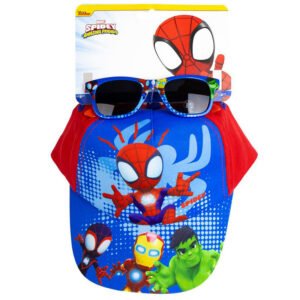Set gorra + gafas sol Spidey and His Amazing Friends Marvel PACK 6 uds