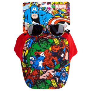Set gorra + gafas sol Vengadores Avengers Marvel PACK 6 uds