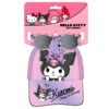 Set gorra + gafas sol Kuromi Hello Kitty PACK 6 uds