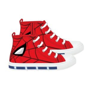 Zapatillas loneta Spiderman Marvel luces PACK 12 uds