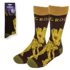 Set calcetines Groot Guardianes de La Galaxia Marvel adulto PACK 6 uds