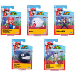 Figura Super Mario wave 45 Super Mario Bros 6cm surtido PACK 8 uds