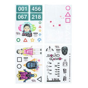 Pegatinas Gadgets El Juego del Calamar PACK 6 uds