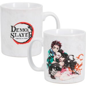 Taza Tanjiro y Nenzuko Demon Slayer Kimetsu no Yaiba