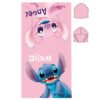 Poncho toalla Stitch Disney microfibra