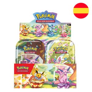 Mini lata juego cartas coleccionables SV 8.5 Pokemon surtido español PACK 8 uds