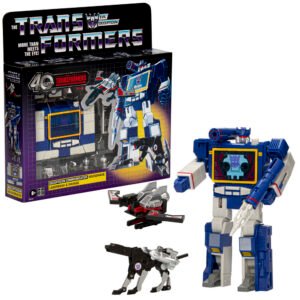 Figuras Soundwave Laserbeak & Ravage 40th Anniversary Transformers