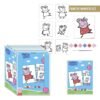 Set papeleria coloreable Peppa Pig PACK 12 uds