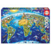 Puzzle Simbolos del Mundo 2000pzs